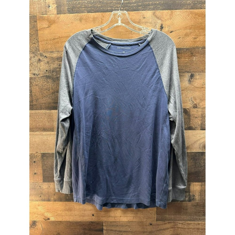 Saks Fifth Avenue Men's Long Sleeve T-Shirt Size Large